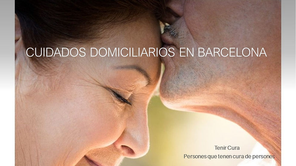 CUIDADO DE PERSONAS MAYORES A DOMICILIO TENIR CURA