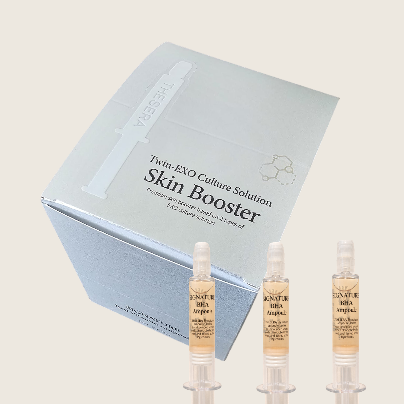 BHA exosomes skin booster box, 20 ampoules x 4ml