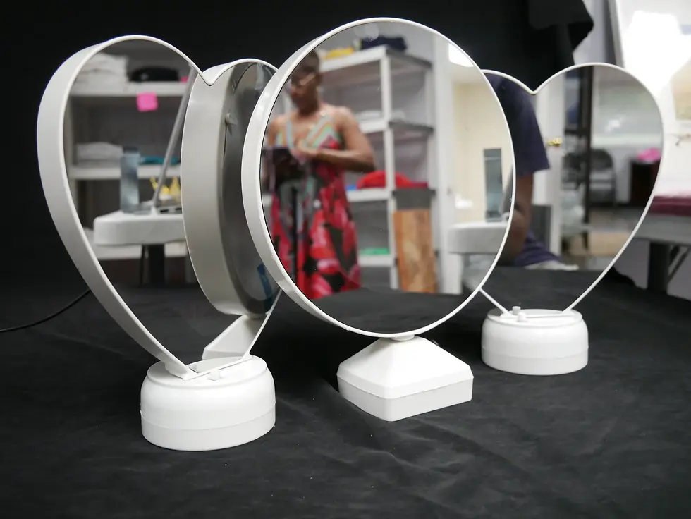 Thumbnail: Magic Mirror Hidden Sublimation Metal Inner Circle With Led Light