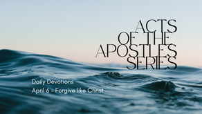 Acts 7:60 Forgive like Christ 