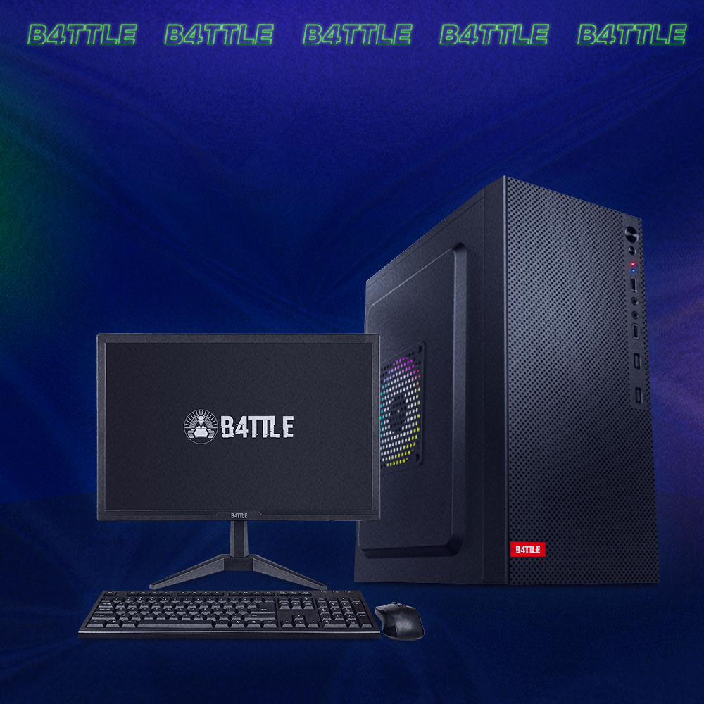 Computador personalizado B4TTLE GAF-07 e Monitor 19" B4TTLE B4-M19