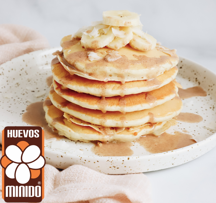 Pancakes de avena con banano