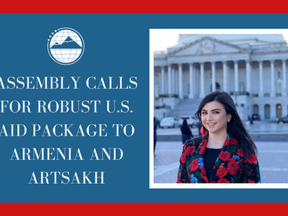 Assembly Outlines Priorities in Letter to House Appropriations Committee