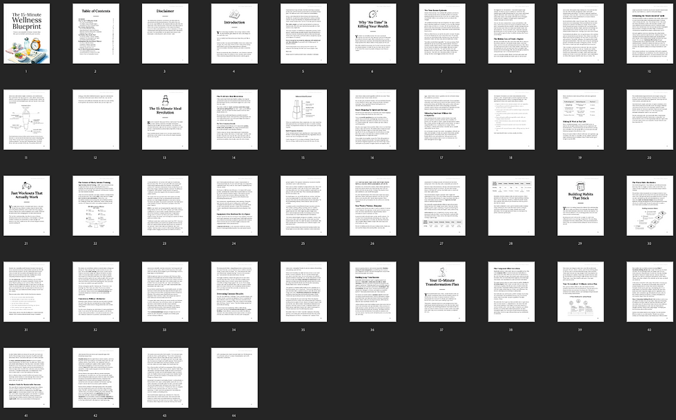 Thumbnail: The 15-Minute Wellness Blueprint