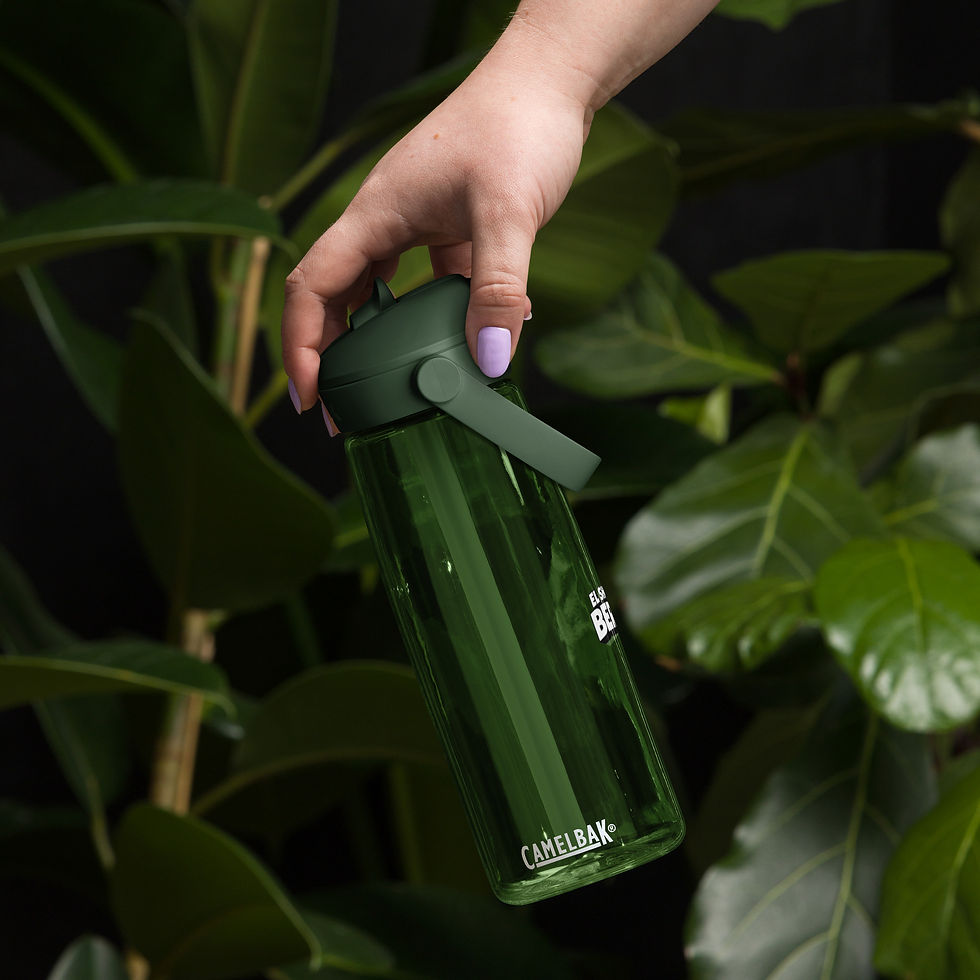 Thumbnail: Show De Bernie Flip Straw Stylish Water Bottle (BPA Free)
