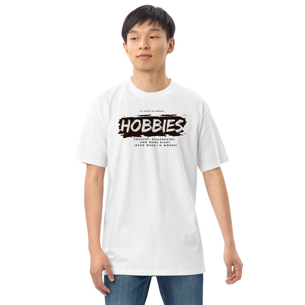 Thumbnail: Hobbies Men’s Premium Heavyweight Tshirt