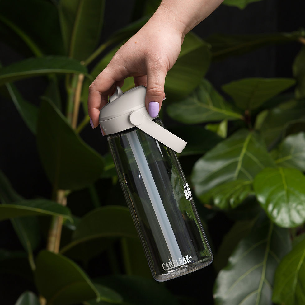 Thumbnail: Show De Bernie Flip Straw Stylish Water Bottle (BPA Free)