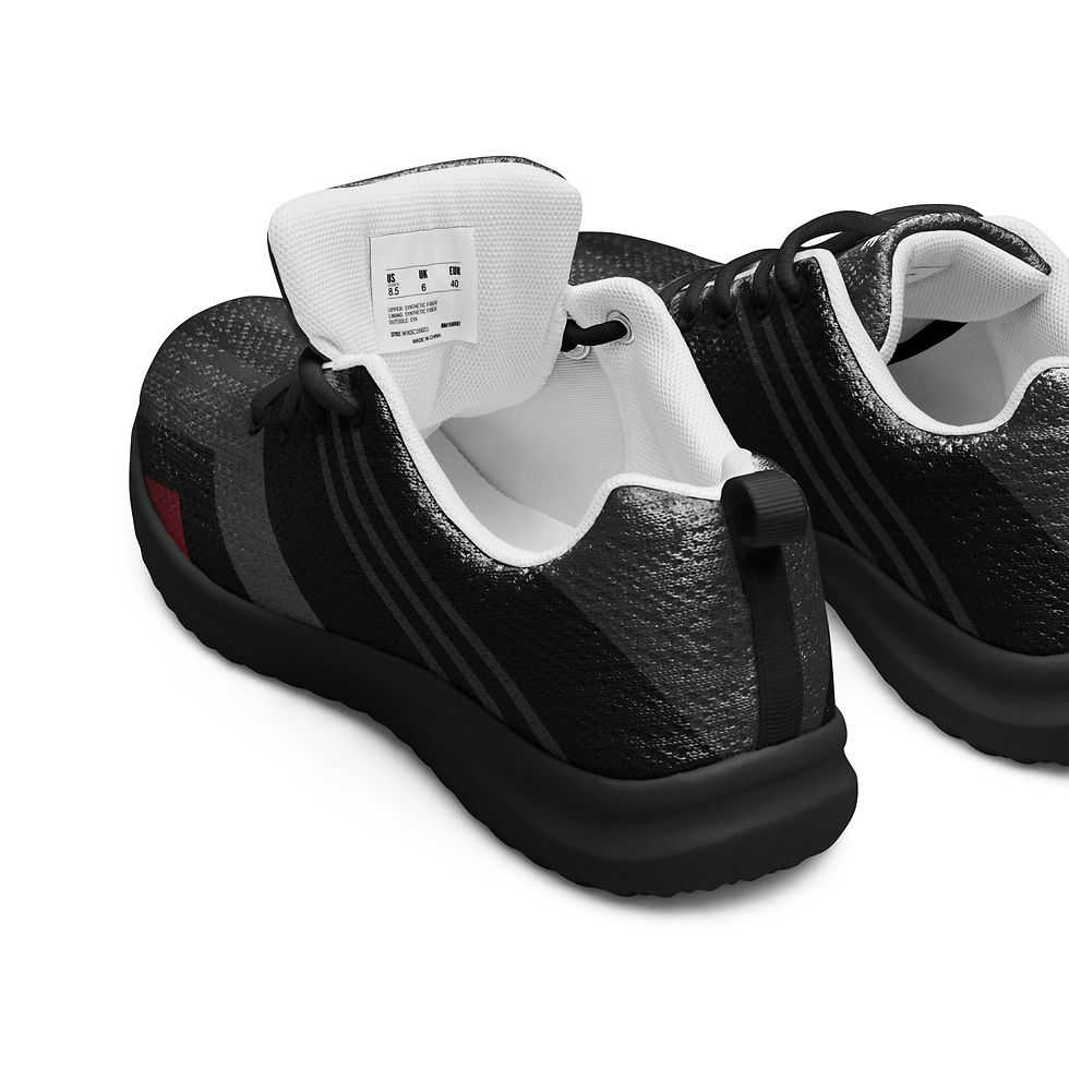 Thumbnail: Black Robot Men’s Athletic Sneakers