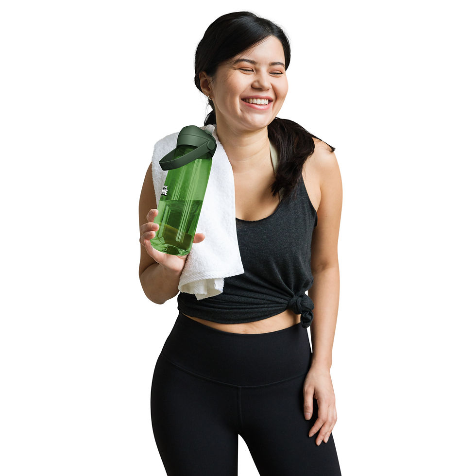 Thumbnail: Show De Bernie Flip Straw Stylish Water Bottle (BPA Free)