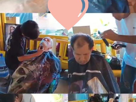 UN DIA DE CARIÑO Y ESTILO: Jornada de barbería para nuestros abuelos