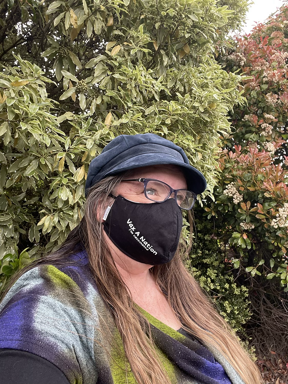 Thumbnail: "Vax A Nation I'm vaccinated" adult fitted mask