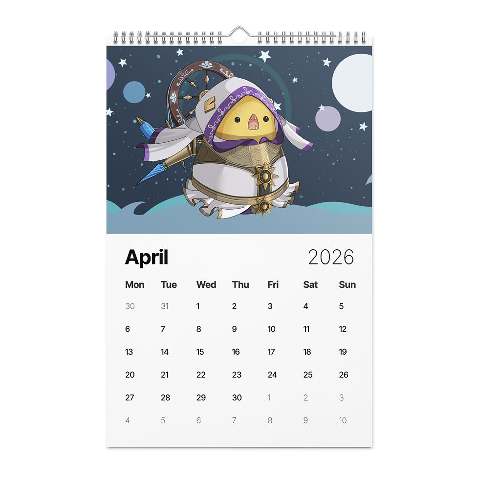 Thumbnail: Patheon of the Scree! - Wall calendar (2026)