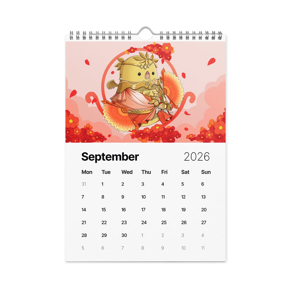 Thumbnail: Patheon of the Scree! - Wall calendar (2026)