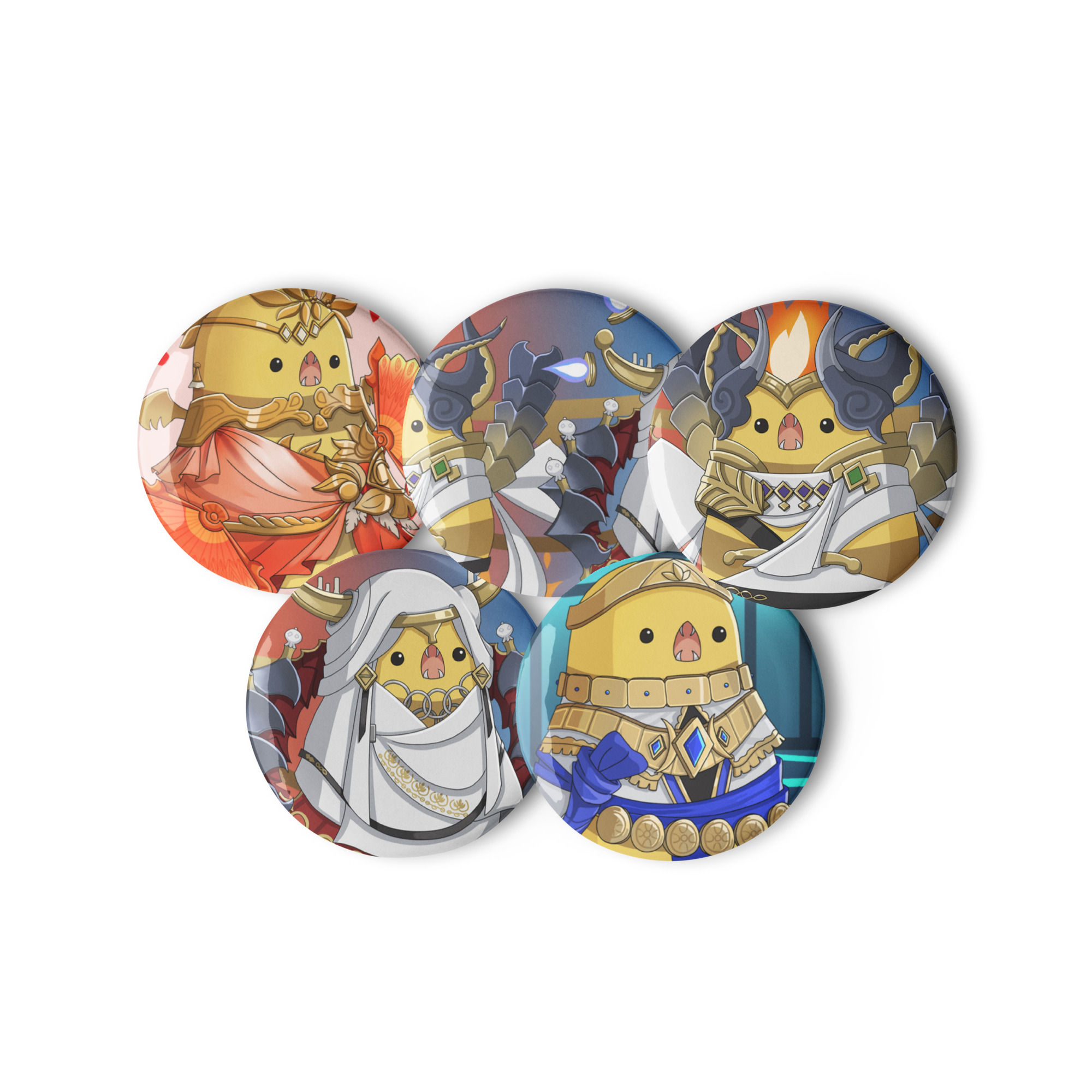 Patheon of the Scree! - Set 3 of pin buttons