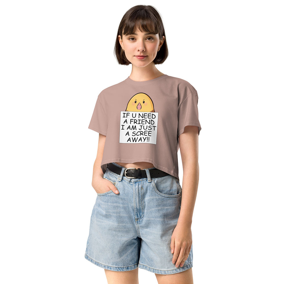 Thumbnail: Scree Away - Women’s crop top