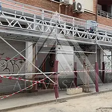 Rapidez Con Alquiler de andamios colgantes Valencia_Adevasa