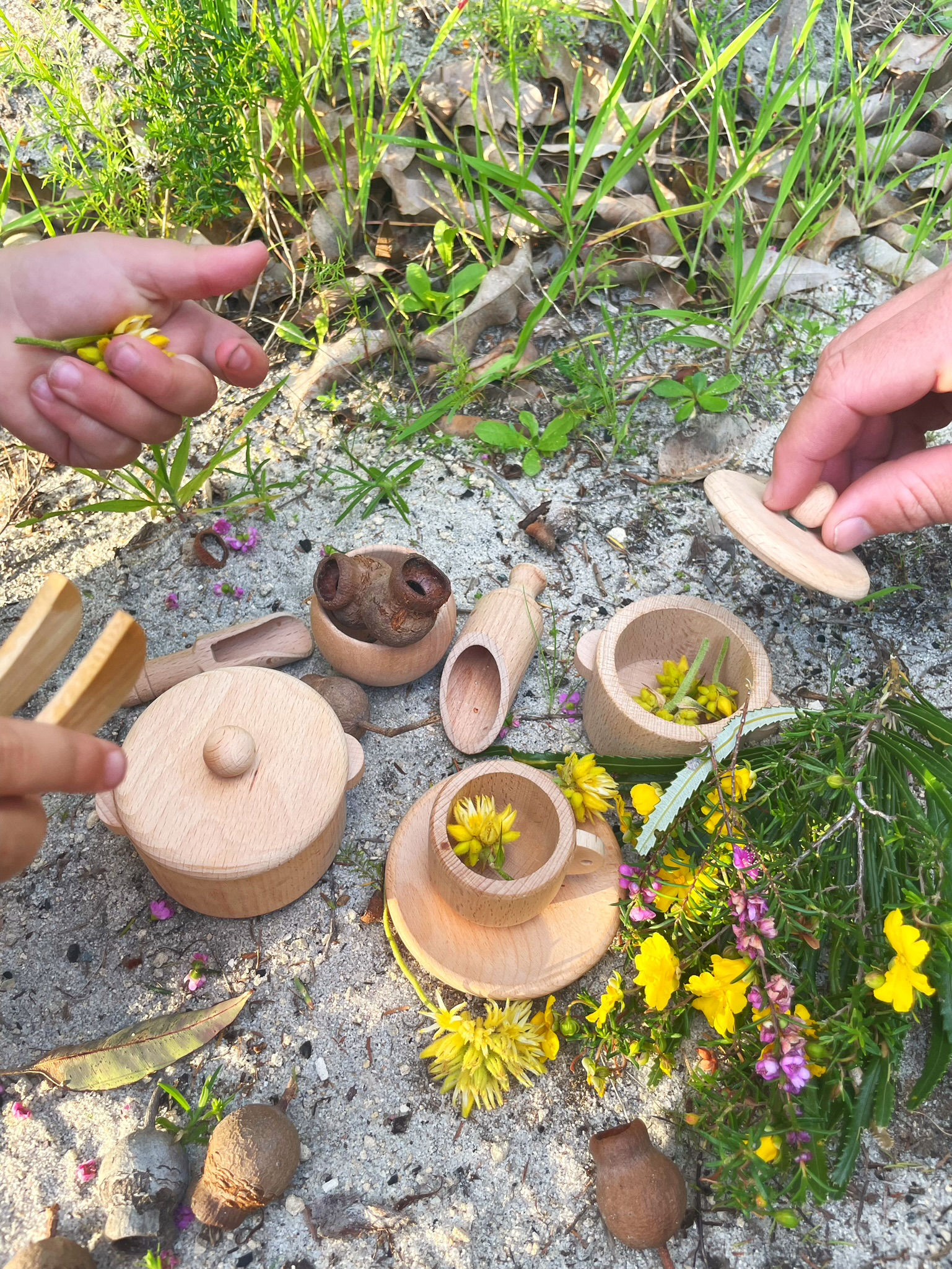 Wooden Sensory Bin Tools