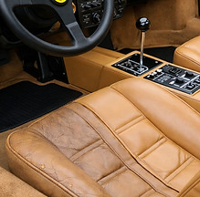 Before and after Leather seats Cleaning