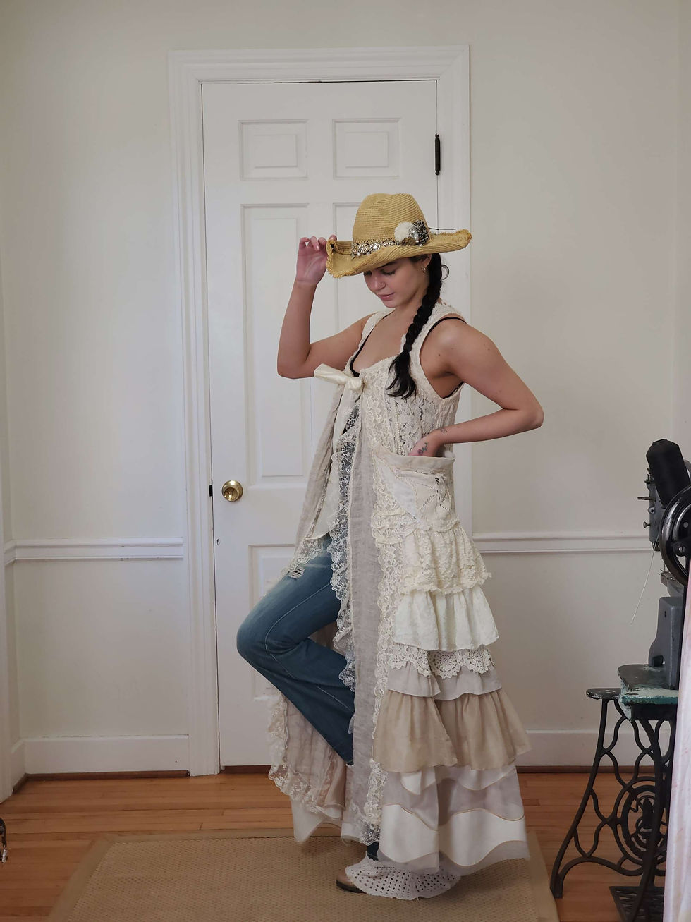 Thumbnail: Boho long Duster.