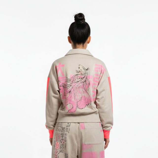 Thumbnail: Neon Zenith: The Cyber-Koi Street - SWEATER