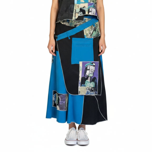 The Gilded Patchwork & PICASSO - SKIRT