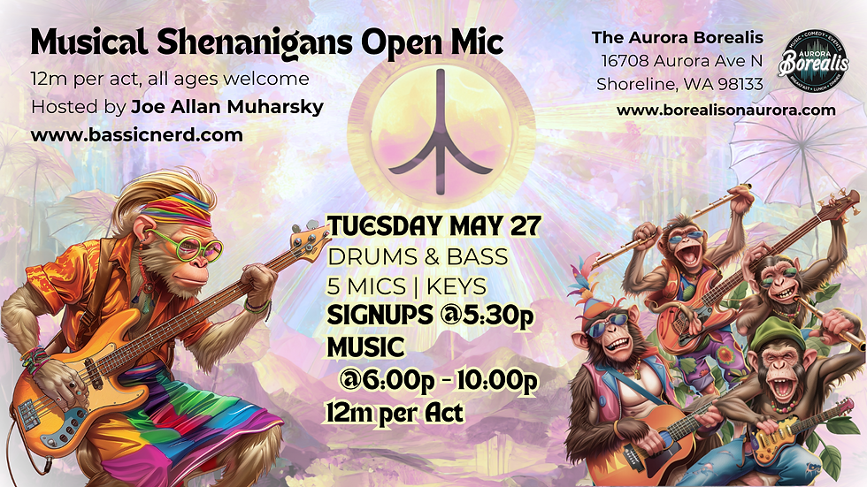 Musical Shenanigans @The Aurora Borealis - 2025 May 27