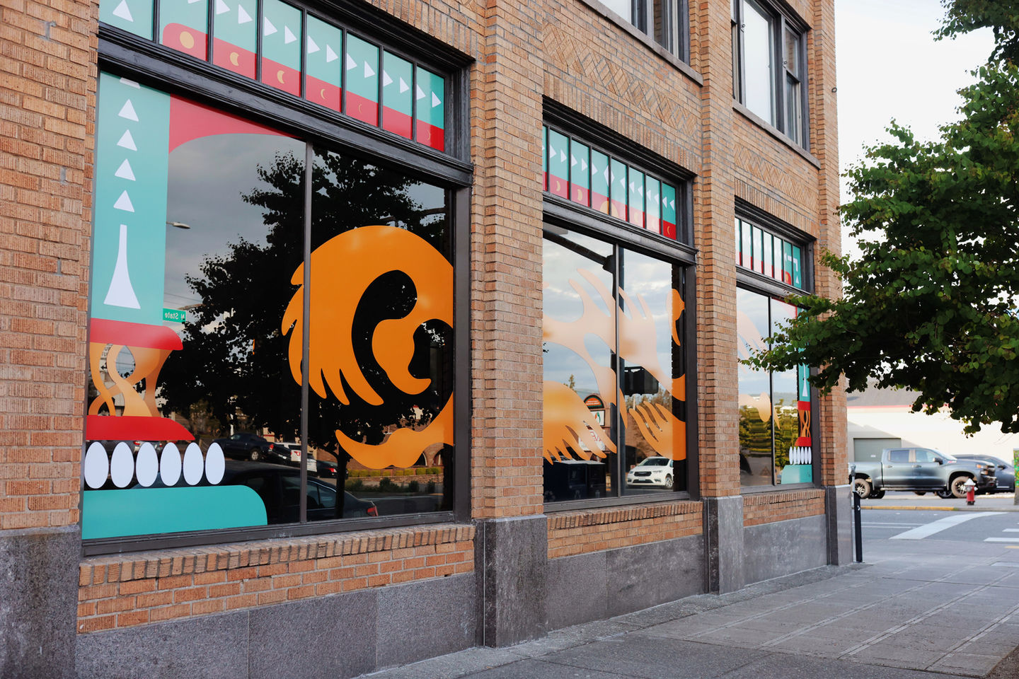 Windows Alive!, a project by Paper Whale funded by the City of Bellingham.
