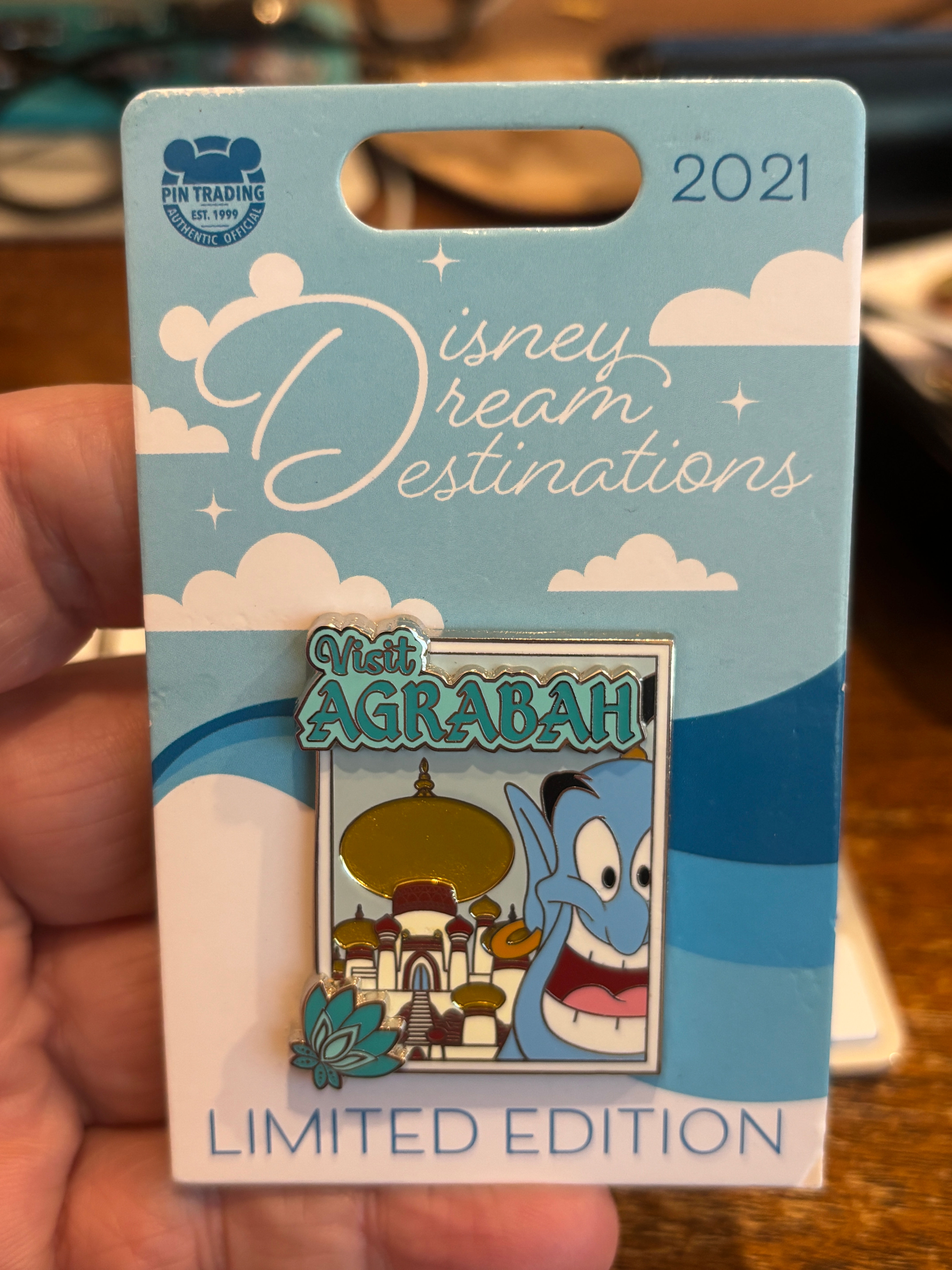 Disney Dream Destinations Pin - Visit Agrabah, Genie