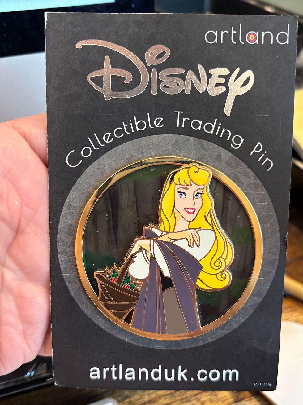 Thumbnail: Artland Disney Pin - Aurora Stained Glass LE200