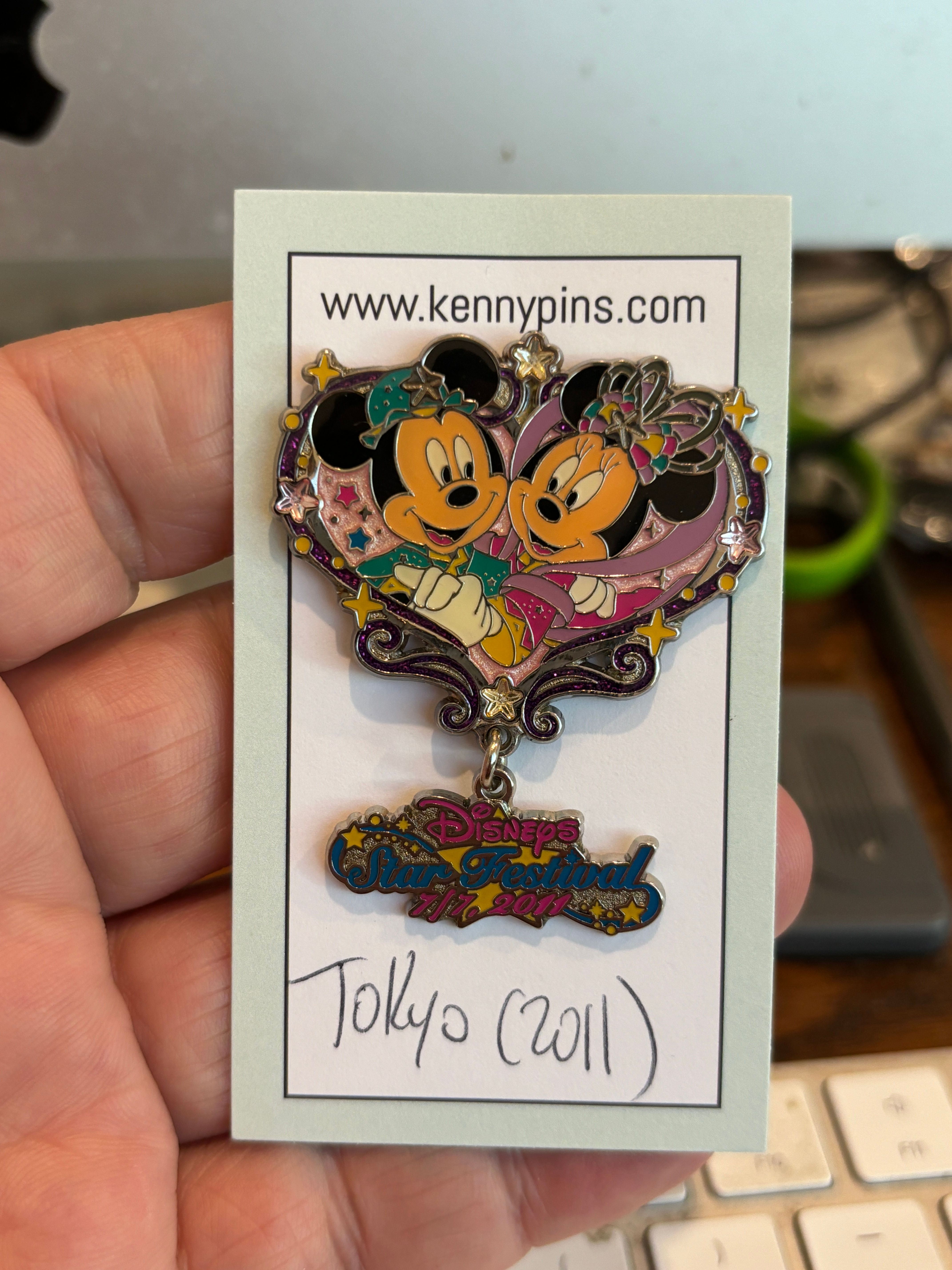 Tokyo Disney's Star Festival 2011 Pin - Mickey & Minnie Mouse