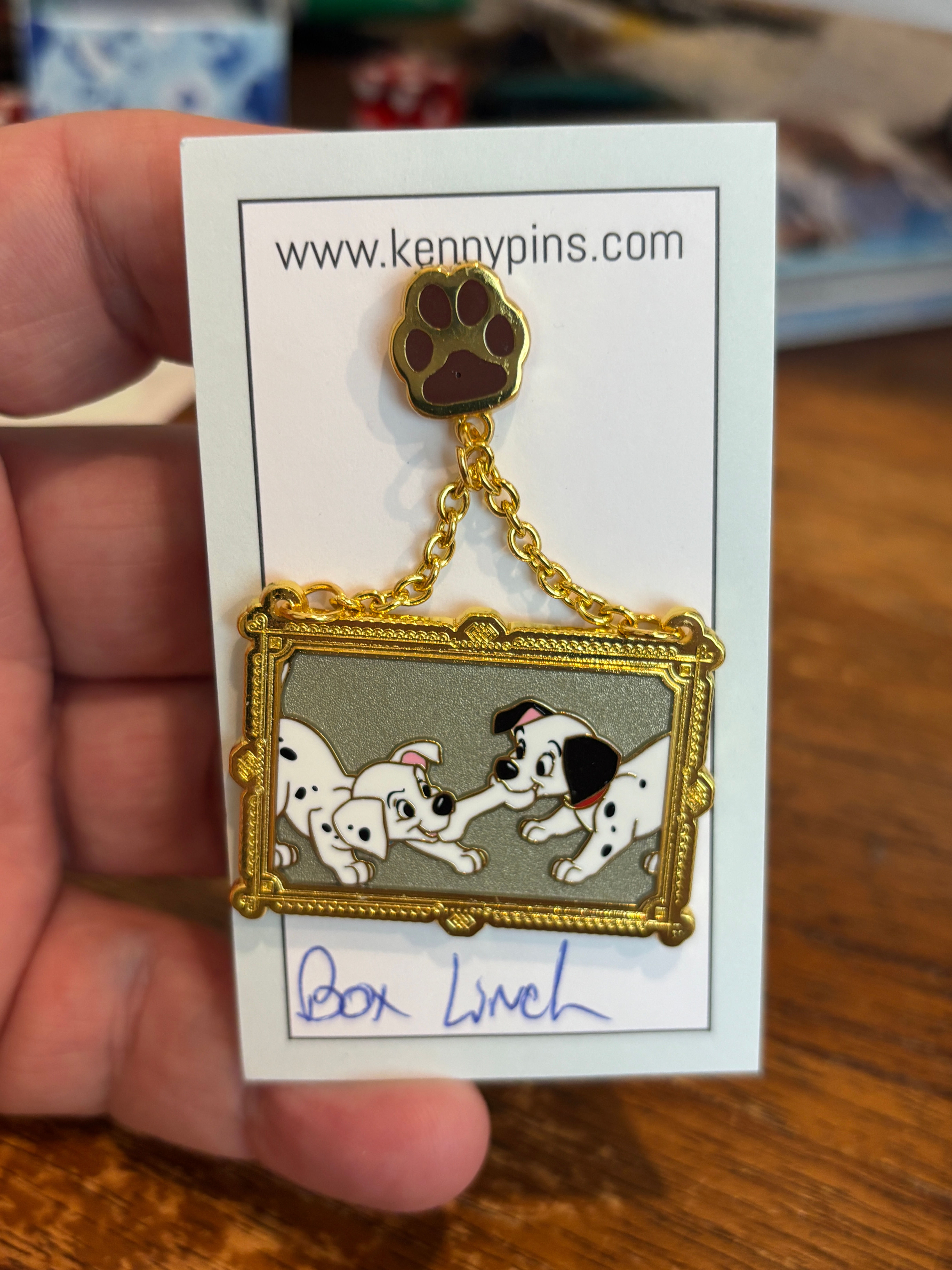 Box Lunch Disney Dangle Pin - 101 Dalmatians, Penny & Lucky