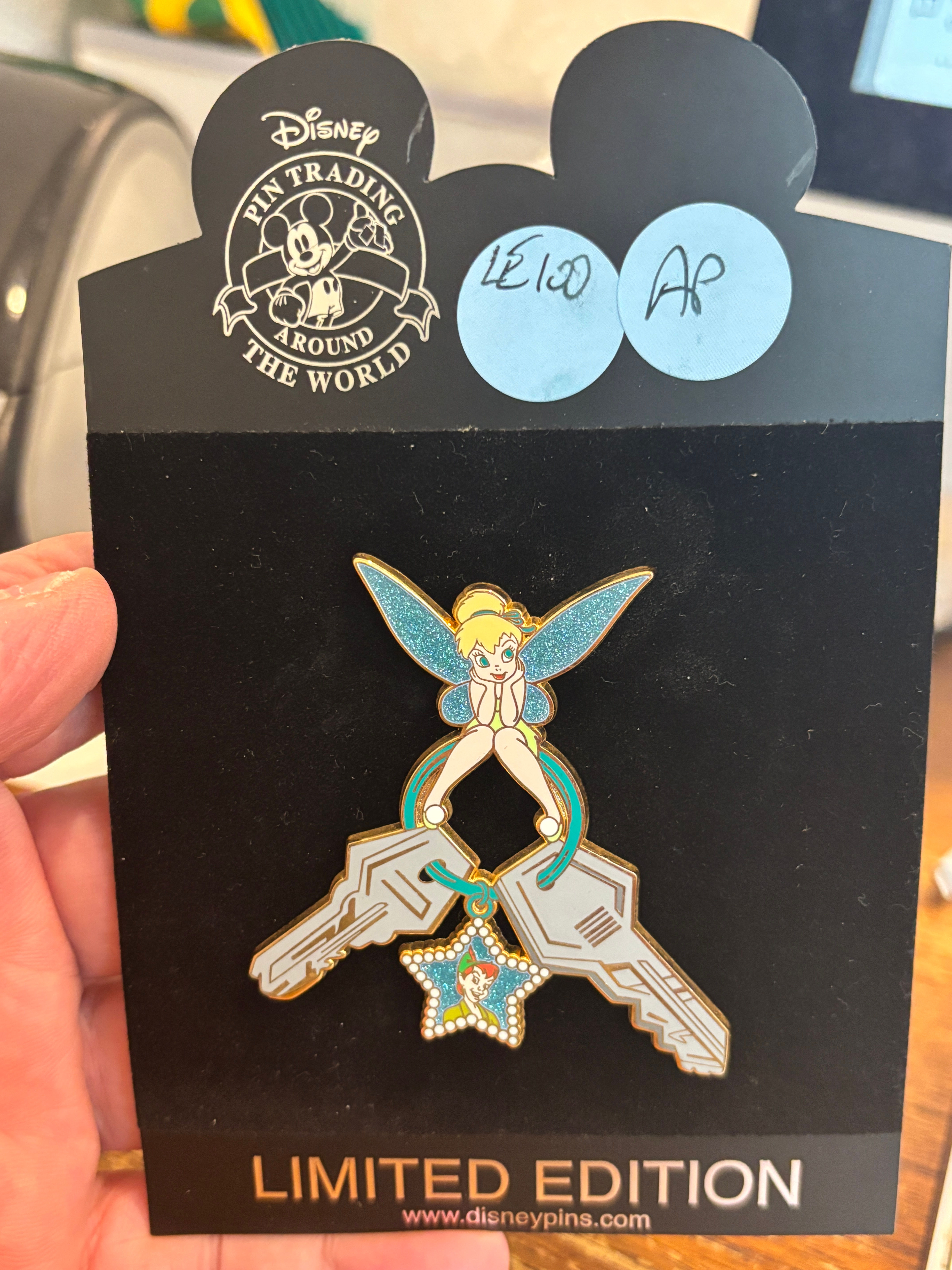 Disney Shopping Pin (2008) - Tinkerbell Keys LE100 Artist Proof