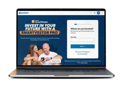 SmartVestor Landing Page