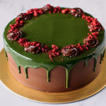 Matcha Dark Chocolate Cake by EDITH PATISSERIE