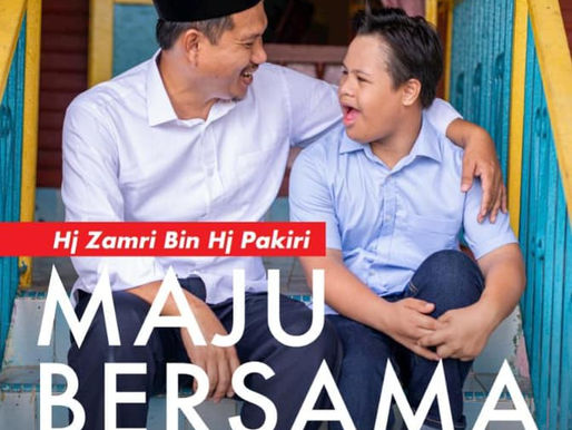Poster 'menyentuh hati' calon PH Zamri Pakiri tular, turut dipuji Rafizi Ramli