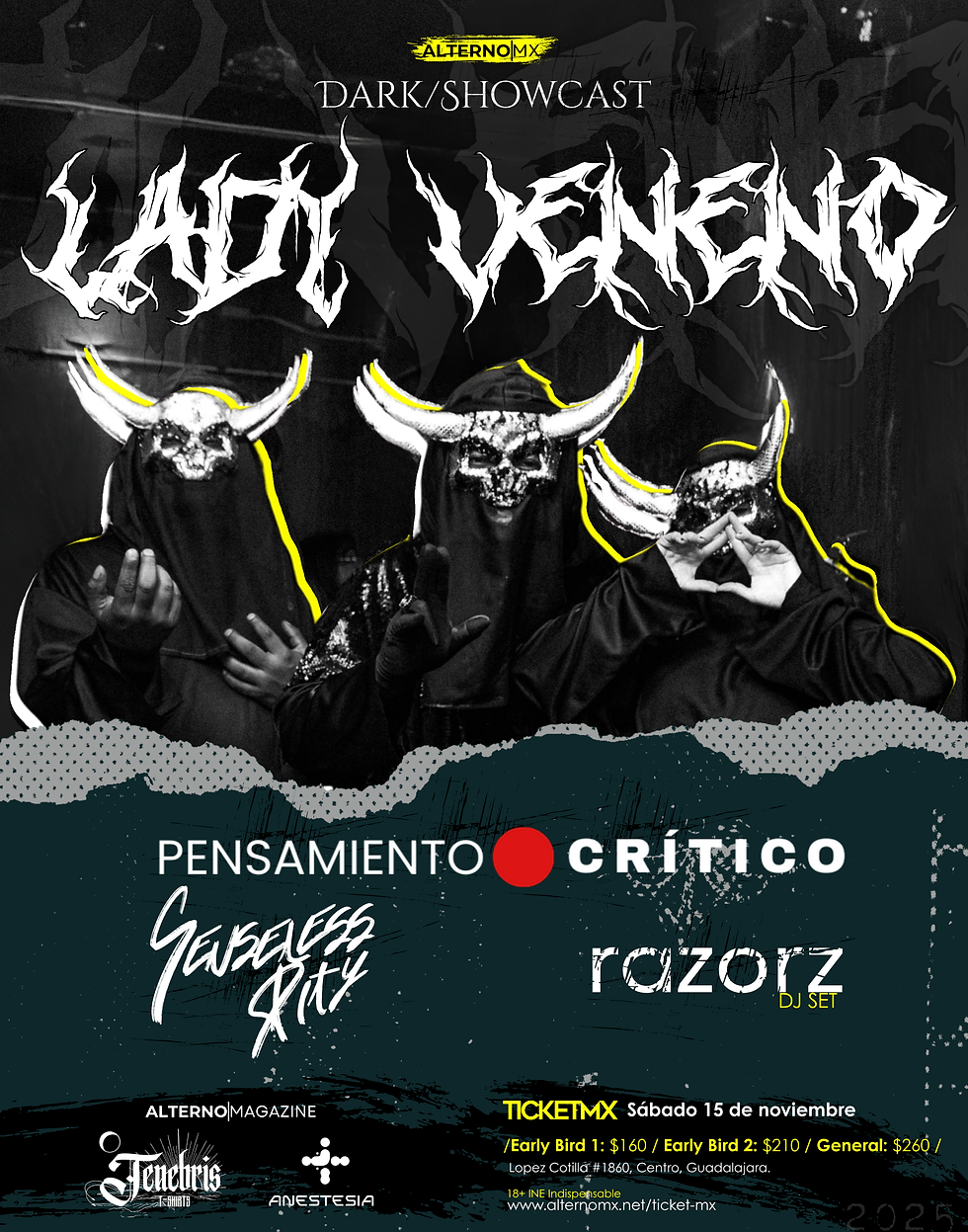 Dark/Showcast: Lady Veneno en Guadalajara