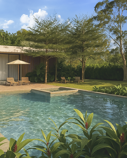 Projeto de paisagismo de alto padrão