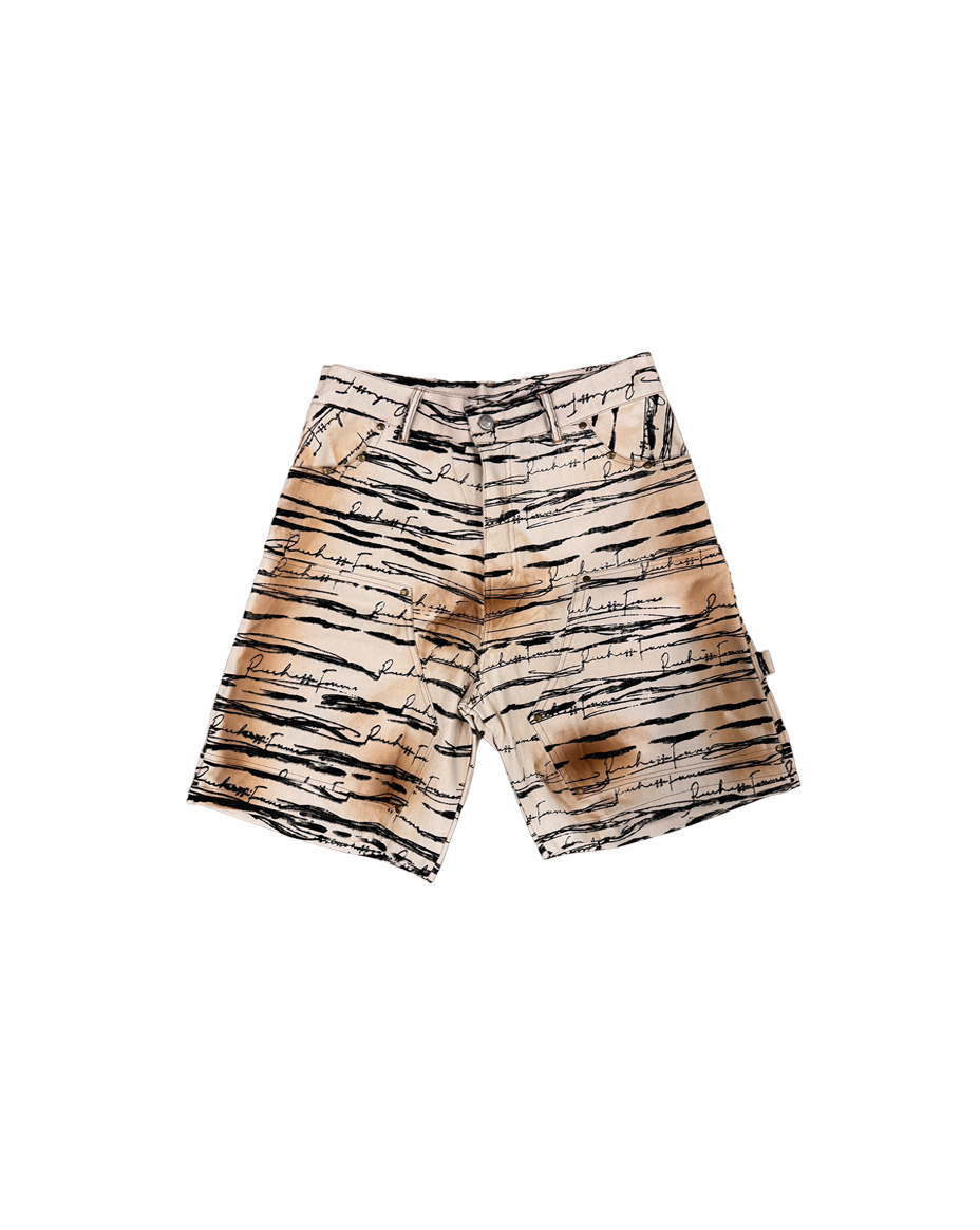 Ricchezza Script Carpenter Denim Shorts