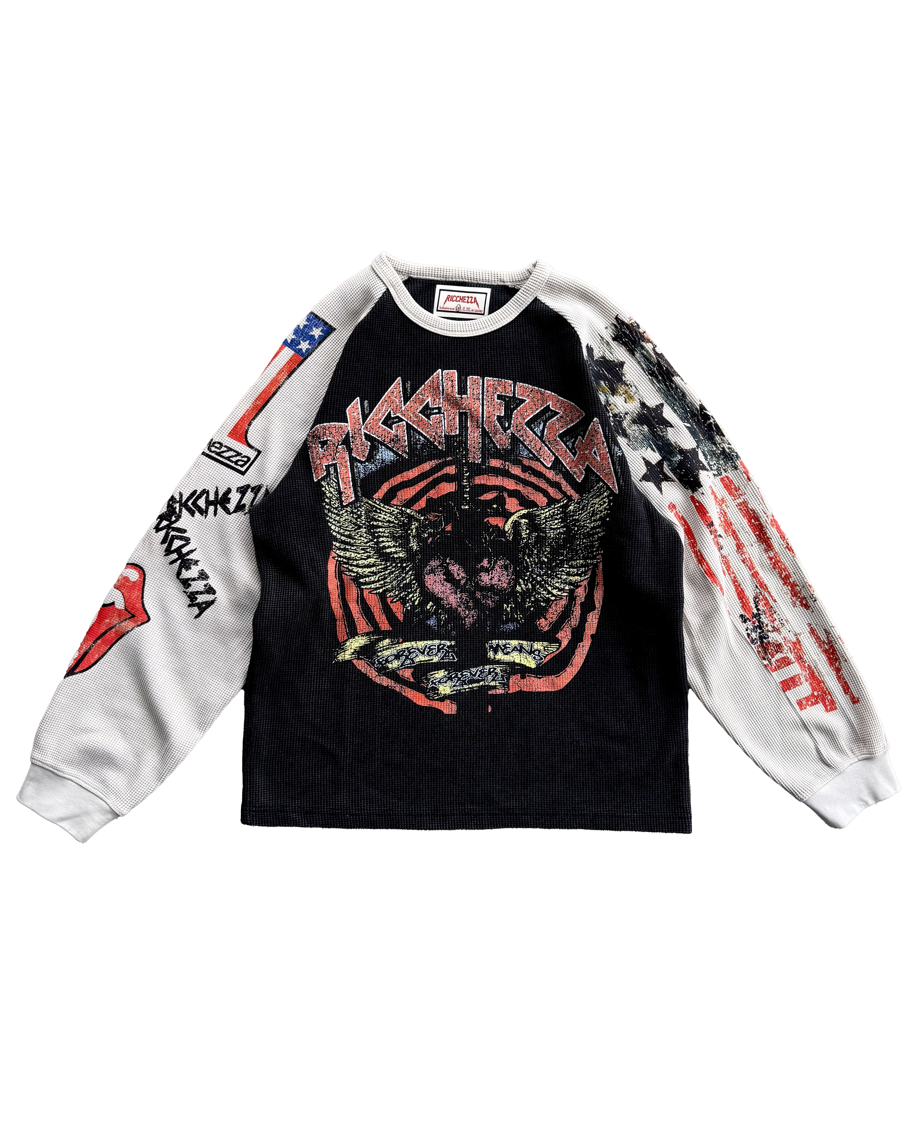 "Forever Means Forever" Raglan Waffle Knit Longsleeve