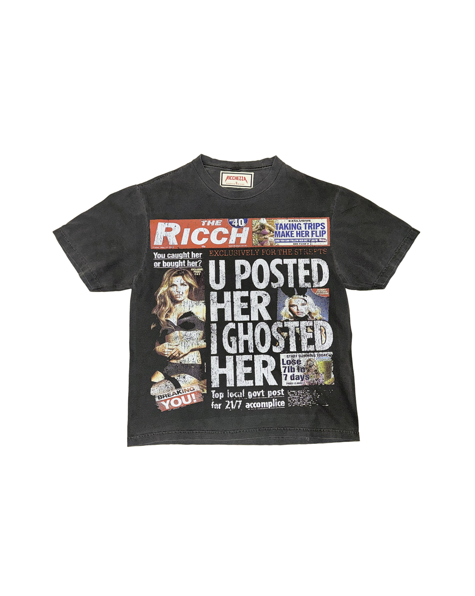 "U Posted, I Ghosted" Short Sleeve Tee