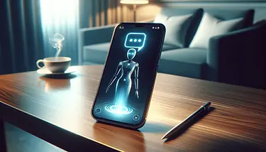 Business chatbot helping users with automated AI conversation.