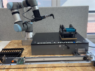 Automation of a PCB teststation with UR3 - An Applied Study in Collaborative Robotics and Test Process Engineering