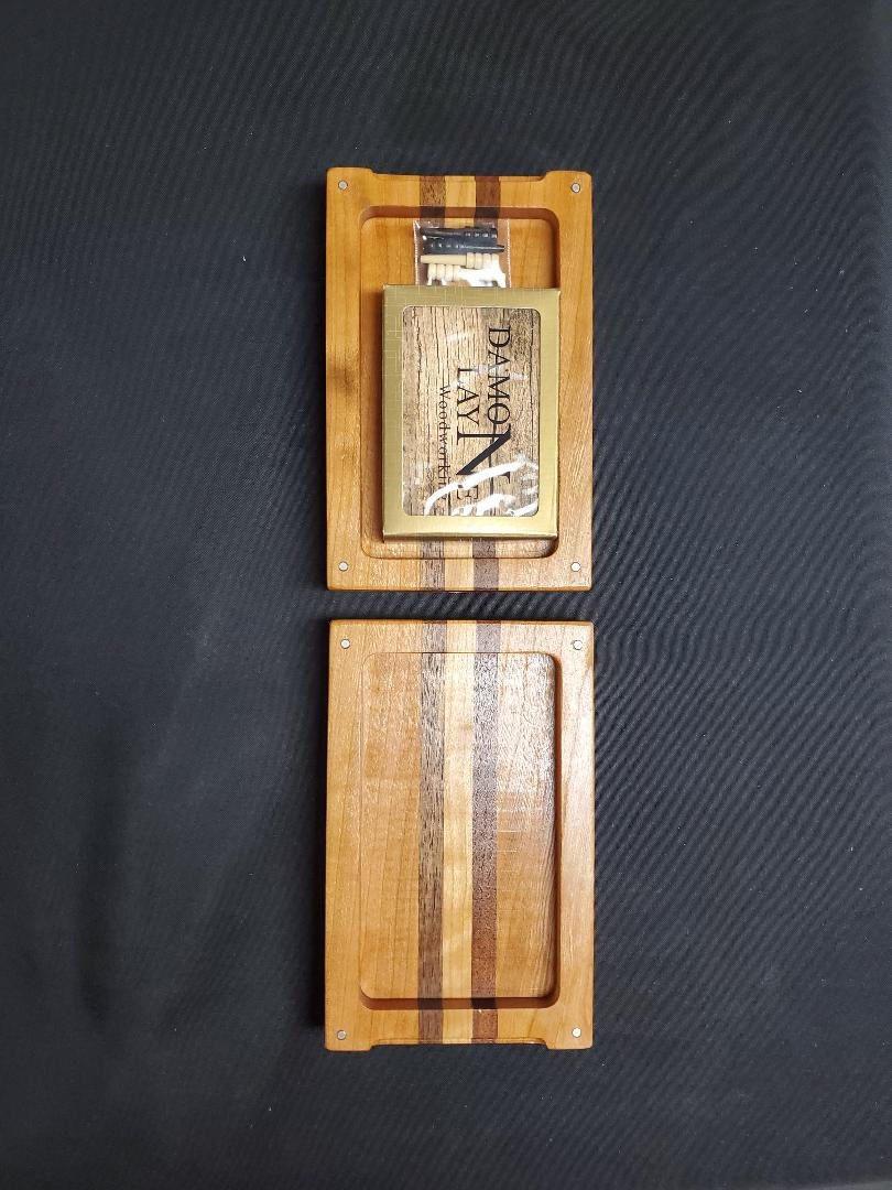 Thumbnail: Cherry Travel Cribbage Board