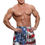 Thumbnail: Men's American Flag Hawaiian Swim Shorts