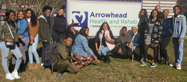 On the Frontline! Students from North Clayton High School Participate in Holiday “Choose Success” Pr