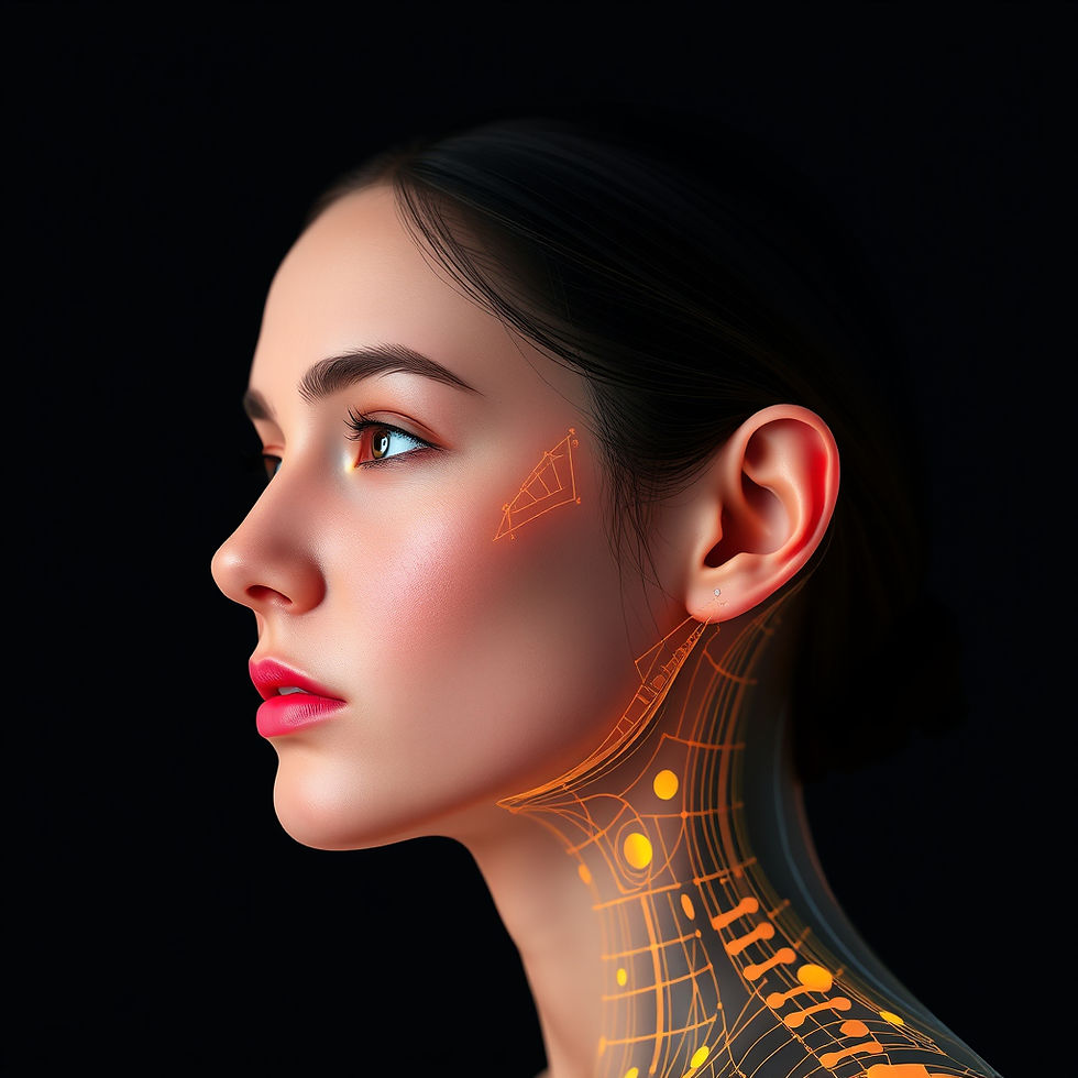 Illustration highlighting the parotid salivary gland region of the face — relevant to salivary gland stones, swellings and surgery performed by Dr Vyas Prasad at Absolute ENT, Singapore