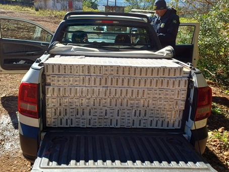 Veículo com placas de São Carlos é apreendido com carga contrabandeada