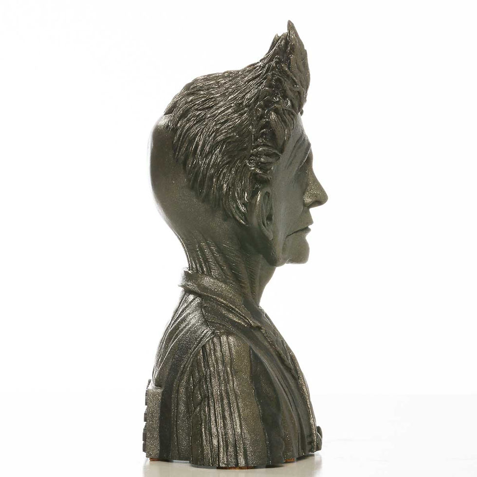 Thumbnail: DROP DEAD FRED "Refrigerator Head" 6.25 inch Design Maquette - Faux Bronze