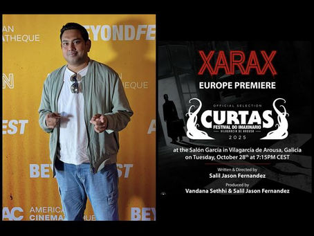XARAX: Indian Horror Gem by Salil Jason Fernandez Set for European Premiere at Curtas Festival do Imaxinario 2025