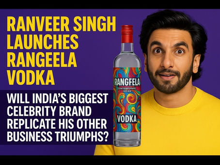Rangeela Vodka: Can Ranveer Singh’s New Venture Match the Success of SuperYou?